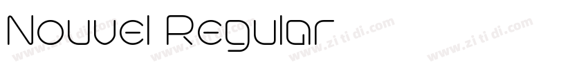Nouvel Regular字体转换